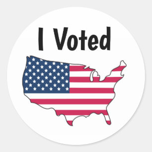 Adesivo Redondo Votei contra o Sticker