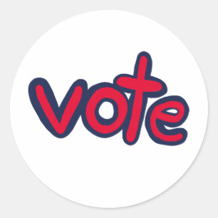 Adesivo Redondo Voto
