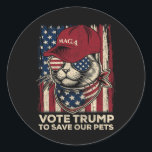 Adesivo Redondo Voto De Bandeira Americana Para Salvar Os Nossos P<br><div class="desc">Voto De Bandeira Americana Para Salvar Os Nossos Pets 20241</div>