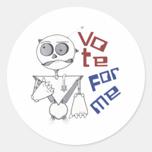 ADESIVO REDONDO VOTO PARA MIM