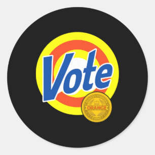 Adesivo Redondo Voto Remove Manchas Laranja Teimosas Camiseta Anti