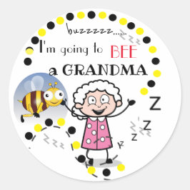 Adesivo Redondo Vou ser um Vovô Sticker