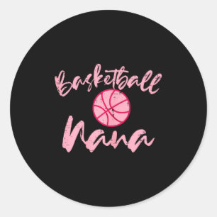 Adesivo Redondo Vovó de basquete mamãe fofa avó esportes avó