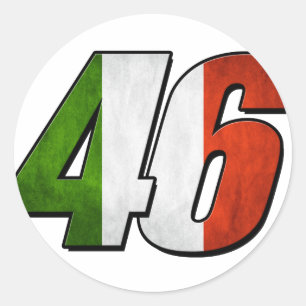 Adesivo Redondo VR46flag