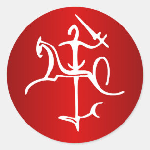 Adesivo Redondo Vytis Lietuva