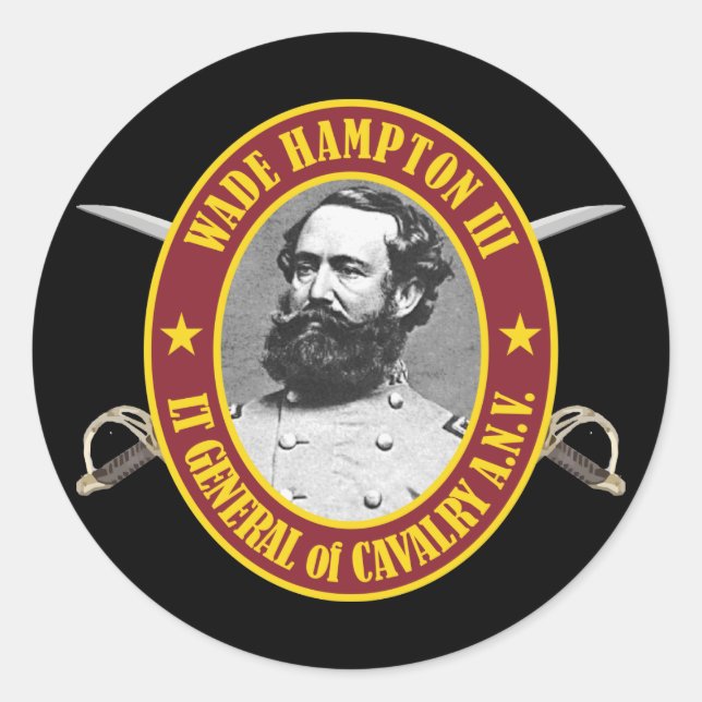 Adesivo Redondo Wade Hampton (AFGM) (Frente)