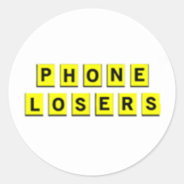 Adesivo Redondo Waffle Losers