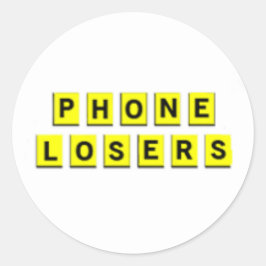 Adesivo Redondo Waffle Losers