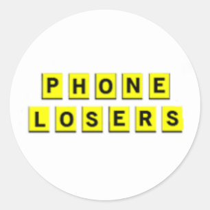 Adesivo Redondo Waffle Losers