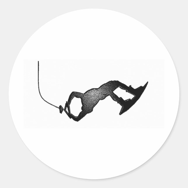 ADESIVO REDONDO WAKEBOARD CRAQUE (Frente)