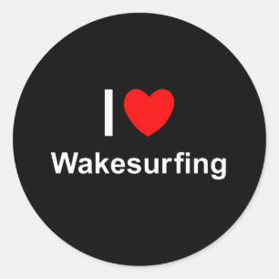 Adesivo Redondo Wakesurfing