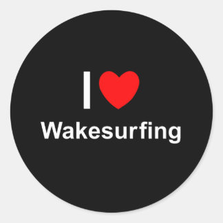 Adesivo Redondo Wakesurfing