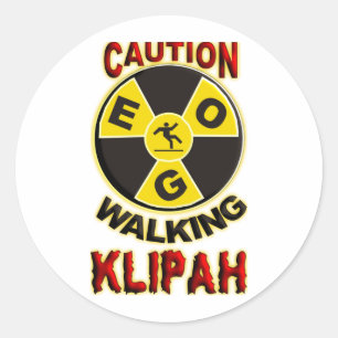 Adesivo Redondo Walking Klipah