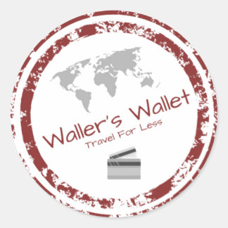 Adesivo Redondo Waller's Wallet Stickers