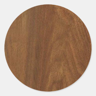 Adesivo Redondo WALNUT WOOD vazio de acabamento Americano Blanche 