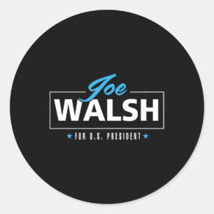 Adesivo Redondo Walsh 2020 Pelo Presidente Derefeat Trump
