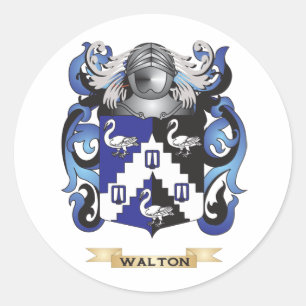 Adesivo Redondo Walton Family Crest (Casaco de Armas)