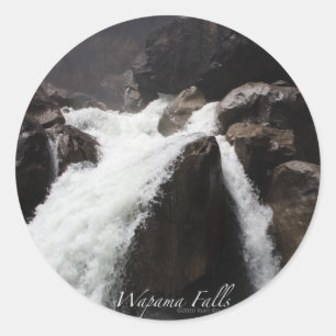 Adesivo Redondo Wapama Falls Sticker