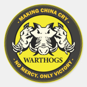 Adesivo Redondo Warthogs