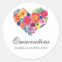 Watercolor Floral Fiesta Quinceañera