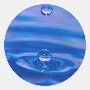 Adesivo Redondo Waterdrops
