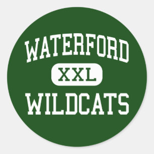 Adesivo Redondo Waterford - Wildcats - alto - Waterford Ohio