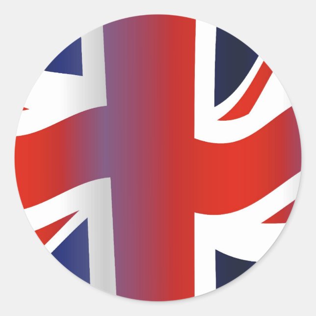 Adesivo Redondo Wavy UK (Frente)