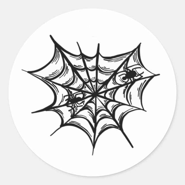 Adesivo Redondo web em forma de coração (Frente)