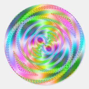 Adesivo Redondo Web Funky