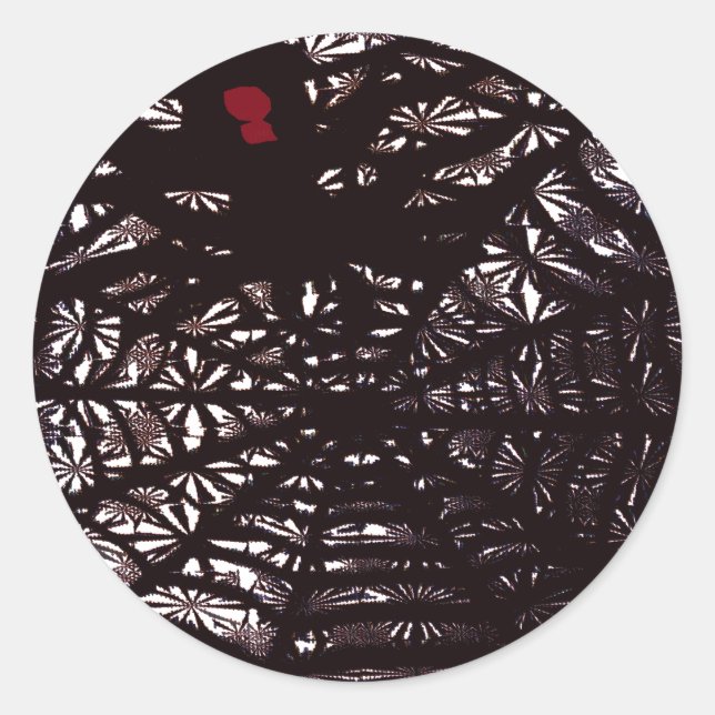 Adesivo Redondo Web Spider (Frente)