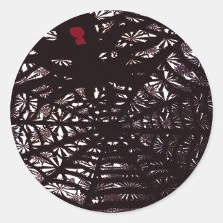 Adesivo Redondo Web Spider