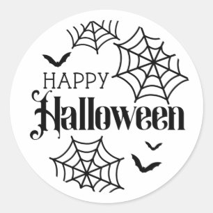 Adesivo Redondo Web Sticker do Halloween