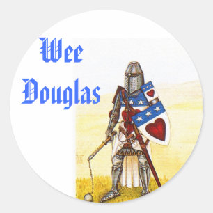 Adesivo Redondo Wee Clan Douglas Stickers - Personalizado