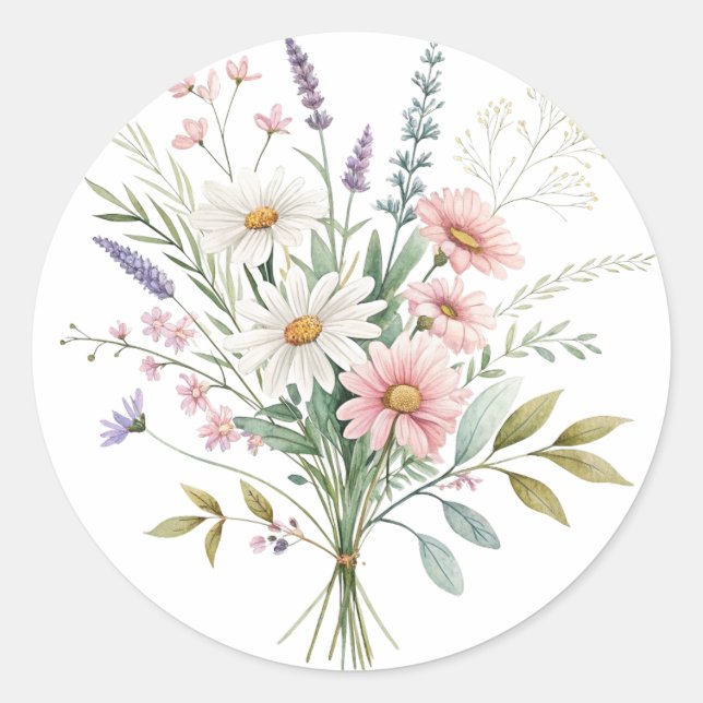 Adesivo Redondo Weekend Gardener Sticker — Premium Floral & Garden (Frente)