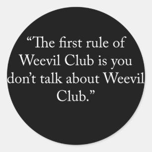 Adesivo Redondo weevilclub