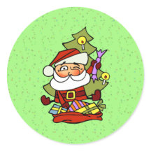 Weihnachtsmann mit Geschenken