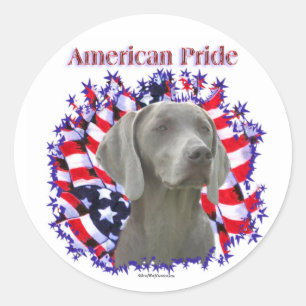Adesivo Redondo Weimeraner Pride Sticker
