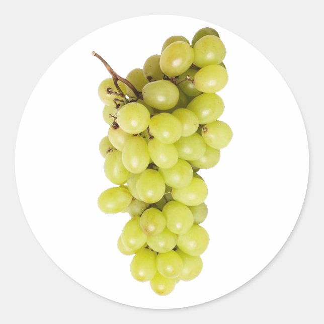 Adesivo Redondo Weintrauben grapes (Frente)