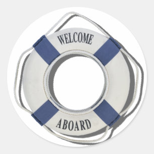 Adesivo Redondo WelcomeAboardLifePreserver071812.png