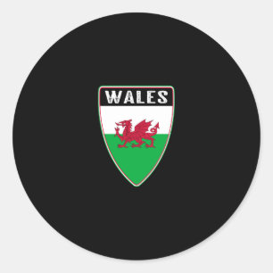 Adesivo Redondo Welsh Shield
