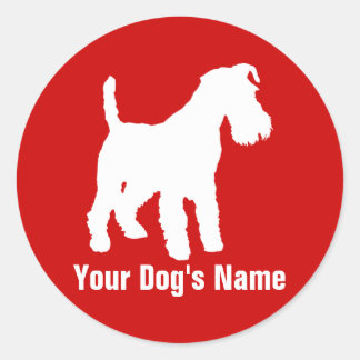 Adesivo Redondo Welsh Terrier ウ ェ ル ュ ・ テ リ ア