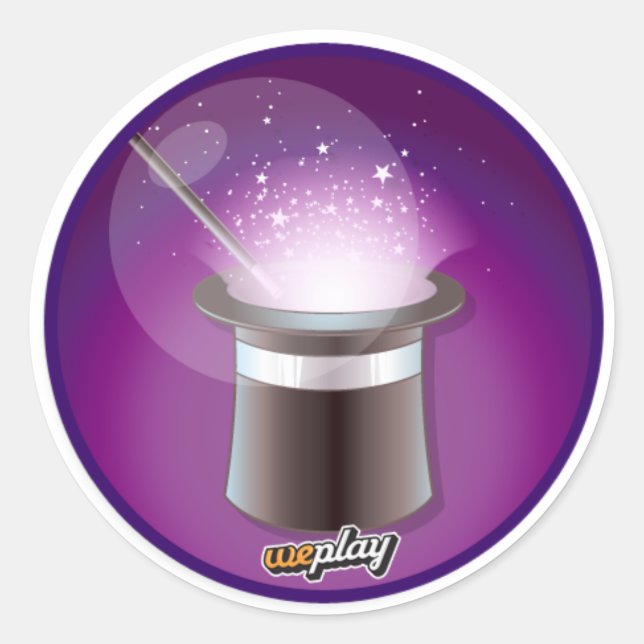 Adesivo Redondo Weplay Props Series 1 - Magic! (Frente)