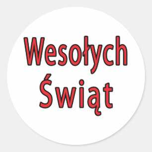 Adesivo Redondo Wesolych Swiat
