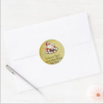 Adesivo Redondo Wesołych Świąt Merry Christmas Card Papais noeis p<br><div class="desc">Wesołych Świąt po polsku,  design incomum e simples,  que você pode facilmente personalizar/personalizar.</div>