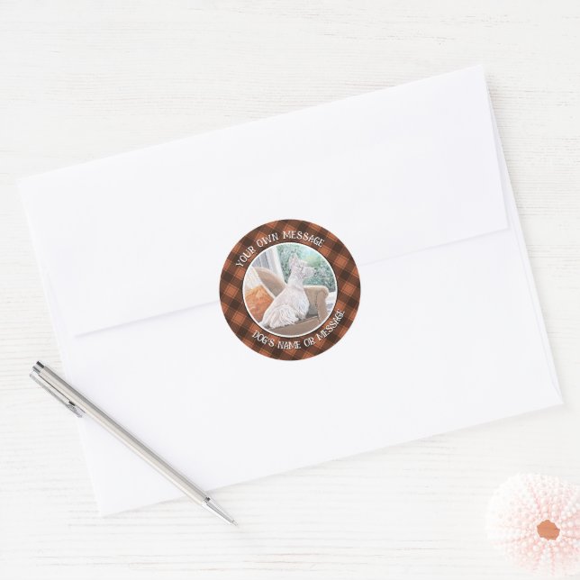 Adesivo Redondo Westin Procurando Perfil B (Envelope)