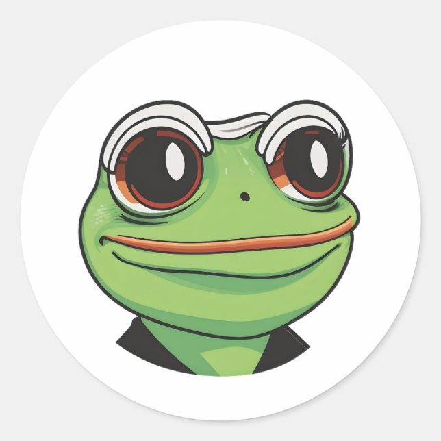 Adesivo Redondo Wham! Sapo da revista em quadrinhos: Intermitência (Frente)