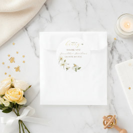 Adesivo Redondo What Will Baby Be Gender Reveal