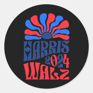Adesivo Redondo Wheimer 2024 Presidente eleitoral Kamala Harris Ti