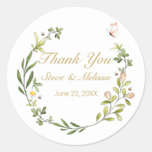 Whimsical Leafy Wreath com Borboleta