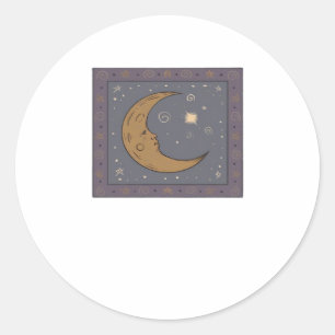Adesivo Redondo Whimsigoth Moon Classic